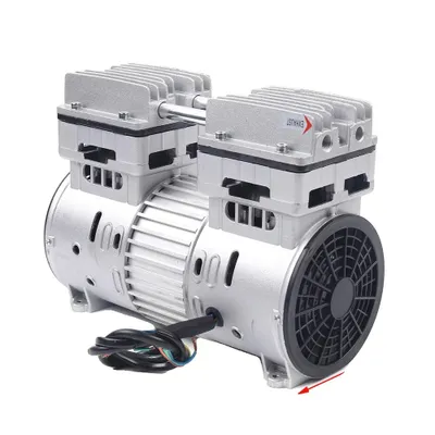 Produktbild von Luftkompressor, 750W Leistung, leiser Betrieb, grau
