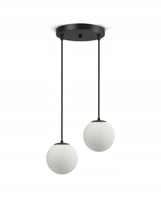 Zdjęcie produktu dla Lampa Sufitowa Wisząca Żyrandol Full Globe Glass 561-EZ2 G9 Białe kule LED
