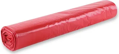 Produktbild von Franz Mensch Müllbeutel LDPE, 120 l, ca. 33 µ, rot, 10 x 25 Stück