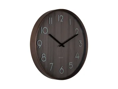 Produktbild von Karlsson – Wanduhr Pure Medium – Walnuss