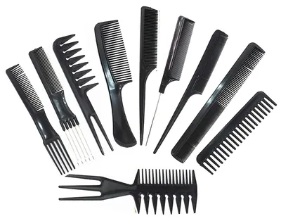 Immagine prodotto di Set professionale per lo styling dei capelli - 10 pezzi - Adatto a tutti i tipi di capelli