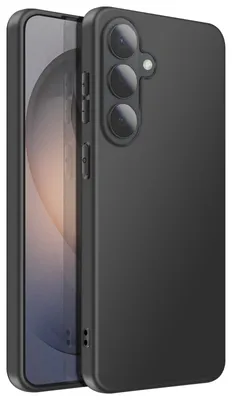 Obrázok produktu pre Avizar, matné silikónové puzdro pre Galaxy S26 Plus, mäkké a tenké, čierne