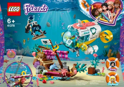 Produktbild von LEGO® Friends Rettungs-U-Boot für Delfine, 41378