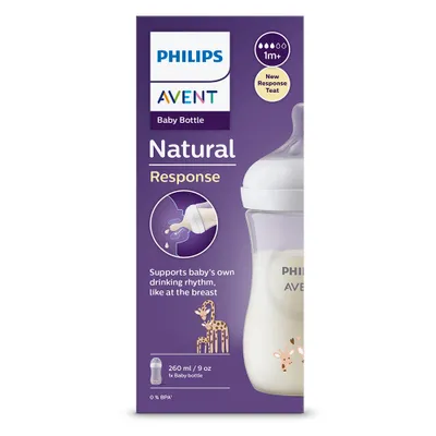 Produktbild von Natural Response Flasche 260 ml, 1m+, Giraffe