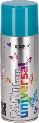 Produktbild von Biodur | Sprühlack - Aquablau (RAL 5021) - 400ml, Sprühfarbe, Lackspray, Universal - Betonfarbe, Sprühlacke für Holz, Metall, Glas