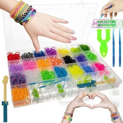 Produktbild von Gummibänder zur Herstellung von DIY-Armbändern 18082