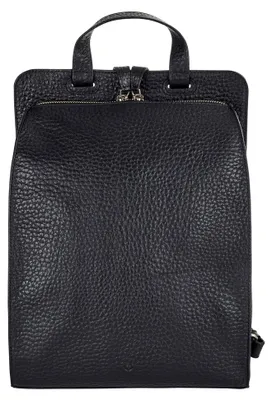 Produktbild von Damen Leder Rucksack 21902 Betty: Farbe: Schwarz