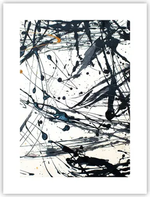 Produktbild von Poster - Poster ohne Rahmen - Abstraktion modern - 30x40 cm - Wand Bild - Wanddeko - Wandbilder - Kunstposter - Wandposter - Bilder - Kunstdruck - Wanddekoration - Wandbild - P2XPA30x40-3442