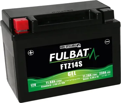 Obrázok produktu pre FULBAT Gélová motobatéria FTZ14S GEL (YTZ14S)