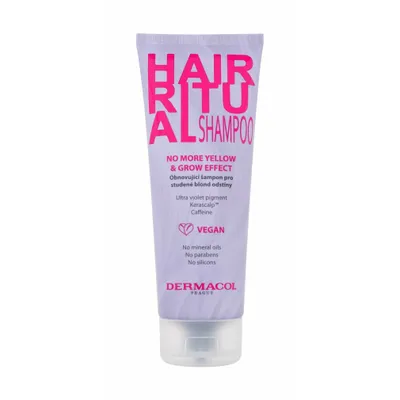 Produktbild von Dermacol Hair Ritual No More Yellow & Grow Effect Shampoo 250 ml
