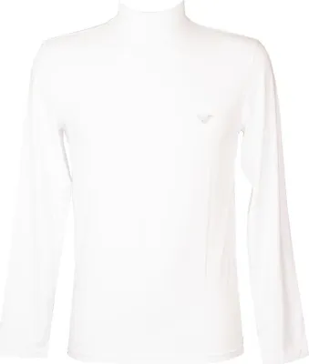 Produktbild von EMPORIO ARMANI Herren-Rollkragenpullover, lange Ärmel, halber Kragen unter Jacke, weiches Modal, Artikel 112009 3F511, EUR M - CN 170/92A - BR M - MX M, Modal 90%,Elasthan 10%