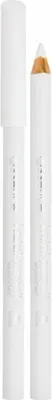 Two white cosmetic sticks are shown against a white background. One stick has its cap on, while the other has its cap off, revealing a brown product tip.