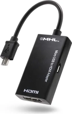 Produktbild von Micro USB auf HDMI Adapter MHL Kompatibel Mit Samsung Galaxy S2 i9100 HTC EVO