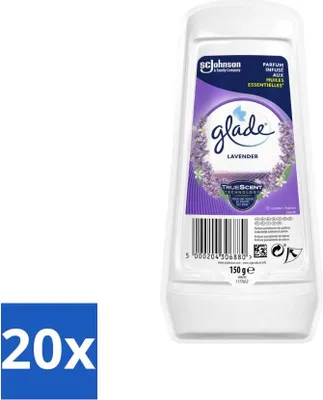 Immagine prodotto di Glade - Gel - Tranquillo Lavanda e Aloe - 150 g - confezione risparmio - 20 pezzi