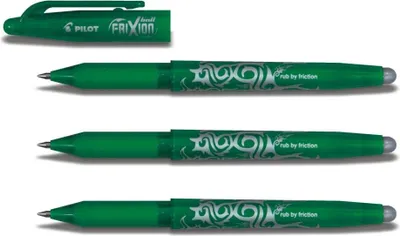 Produktbild von Pilot Frixion Ball 0.7 Tintenroller 3er-Set grün