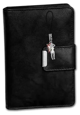 Immagine prodotto di Money Maker RFID Blocker portafoglio da donna in vera pelle nero 9x3x13cm D2OPJ701S