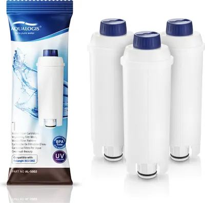 Produktbild von Aqualogis Al-S002 náhradní filtr pro kávovar Delonghi Dlsc002 sada 3 kusů - vodní filtr