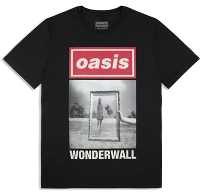 Produktbild von Oasis - "Wonderwall" T-Shirt für Herren/Damen Uni RO17450 (M) (Schwarz)