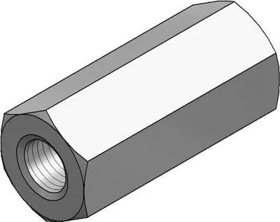 Produktbild von MEFA Distanzmuffe sechskant V2A, IG M8 L= 30 mm, 1 Stk.