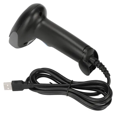 Image de Lecteur de codes-barres USB polyvalent avec transmission d'images, norme IP54 (étanche à la poussière et à l'eau), design ergonomique, compatible QR