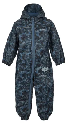 Image de Combinaison de pluie pour tout-petits Regatta Great Outdoors Puddle IV RG1344 (116) (bleu pâle)