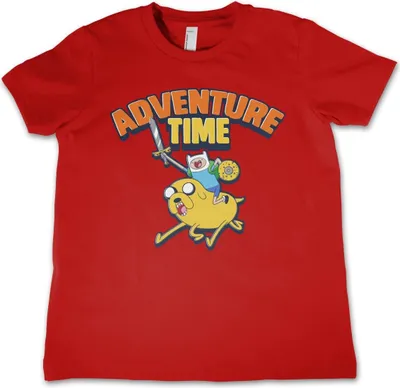 Obrázok produktu pre Detské tričko Adventure Time - 10 rokov-L - červené