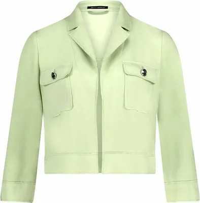 Immagine prodotto di Giacca corta a blazer, maniche 3/4, colore verde "foam", taglia 44