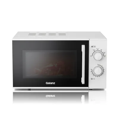 Produktbild von Galanz Mikrowelle 25L 900W Drehregler 6 Leistungsstufen Auftaufunktion weiß
