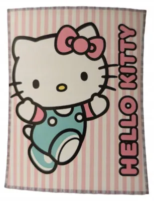 Produktbild von CARBOTEX HELLO KITTY Kinder Flanelldecke 130x160 cm