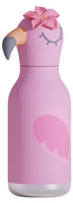 Imagen del producto de Asobu® Botella para niños BESTIE con pajita, 460 ml - FLAMINGO