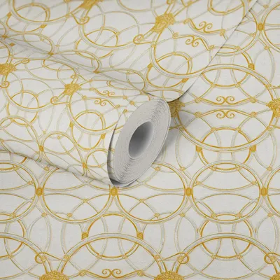 Produktbild von Versace wallpaper geometrische Tapete La Scala del Palazzo Vliestapete creme