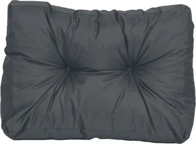 Produktbild von TexDeko Garden Seitenkissen 60x40x20/10cm gesteppt wasserabweisend UV-beständig, Anthrazit