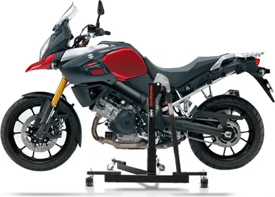 Image de Béquille centrale CS Power Evo pour Suzuki V-Strom 1000 14-19 Noir