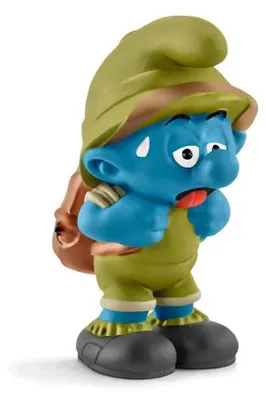Produktbild von schleich Schlümpfe Dschungel Schlumpf, Müde, 3 Jahr(e), Blau, Grün, 1 Stück(e)