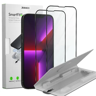 Produktbild von 2-Pack iPhone 13 Pro Displayschutzfolie - Gehärtetes Glas | [Automatische Installation] - Blasenfrei