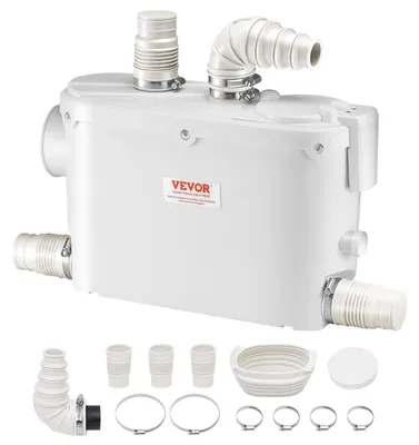 Abwasser-Hebeanlage 500 W, 8 m, 6600 L/h, Rückschlagklappe