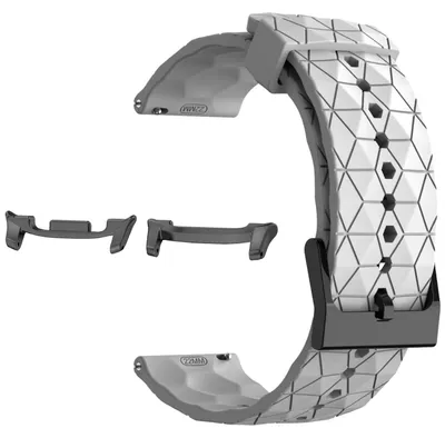 Obrázek produktu pro Pro Samsung Galaxy Watch 8 / 8 Classic / Ultra 2 Silikonový fotbalový design Náhradní pásek na ruku White