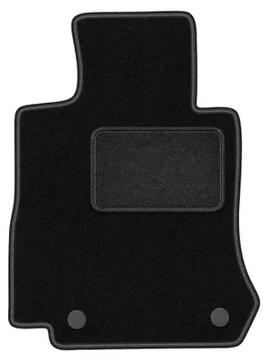 Imagen del producto de Alfombrilla conductor de moqueta para Mercedes EQC N293 desde 2019 (SUV) – 1 pieza, negra, a medida – Wielganizator LUX