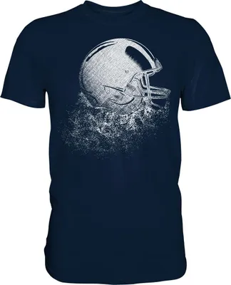 Produktbild von American Football Helm T-Shirt – Navy / M