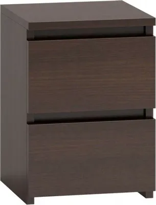Obrázok produktu pre Komoda s 2 zásuvkami nočný stolík príborník príborník drevo wenge