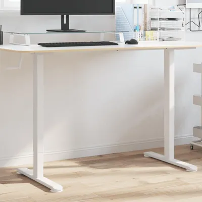 Zdjęcie produktu dla Rama Biurka Do Pracy Na Stojąco, Biała, (94-135)X60X(70-114) Cm Lumarko!