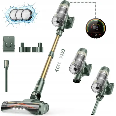 Laresar V12 Akku-Stielstaubsauger 550 W, bis 60 Min., Grün