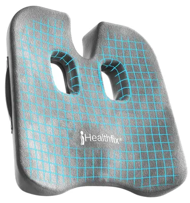 Immagine prodotto di Cuscino per auto, design migliorato 2026, cuscino ortopedico per alleviare la pressione, antiscivolo, coprimento lavabile, grigio