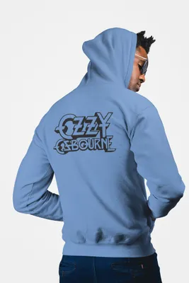 Produktbild von D&B Uni Hoodie ZIPZN00006 Ozzy Hellblau-Größe 3XL