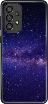 Produktbild von König Design Hülle kompatibel mit Samsung Galaxy A33 5G Kunststoff Soft Handyhülle - Handy Case Sternenhimmel