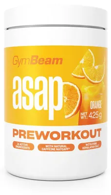 Produktbild von GymBeam - ASAP Pre-Workout, 425 g, Orange