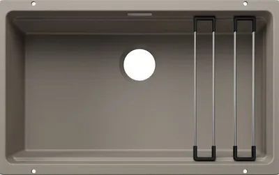 Produktbild von BLANCO ETAGON 700-U für Farbige Komponenten Einbauspüle SILGRANIT tartufo ab 80 cm ohne Ablauffernbedienung, mit Zubehör