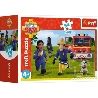 Immagine prodotto di Puzzle 54 Mini pompiere Sam in standby 3 TREFL