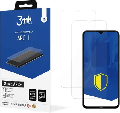 Produktbild von 3mk Display Schutzfolie ARC+ für Xiaomi Redmi Note 8  0,17mm Self-Heal (2 Stück)