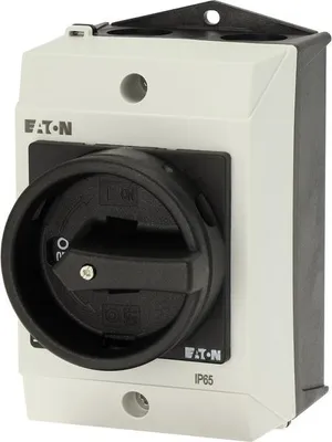 Produktbild von EATON T0-2-1/I1/SVB-SW 207148 Hauptschalter 20A Aufbau 3p HALT-Fkt in